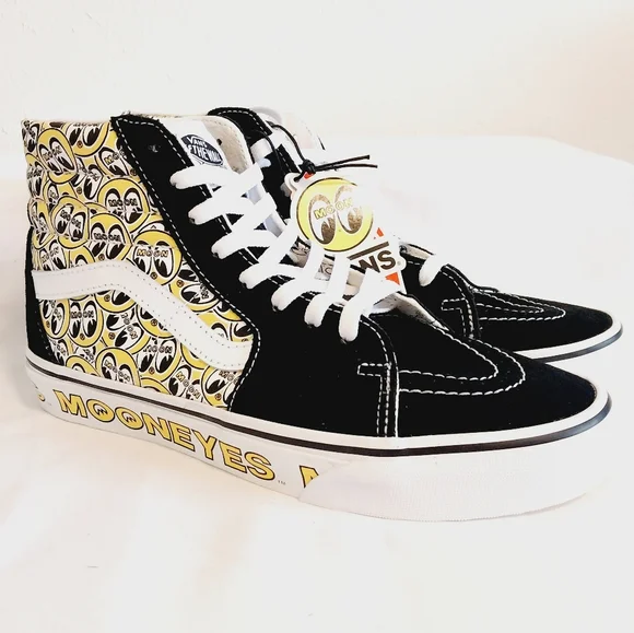 Vans Sk8 Hi Mooneyes White Yellow
